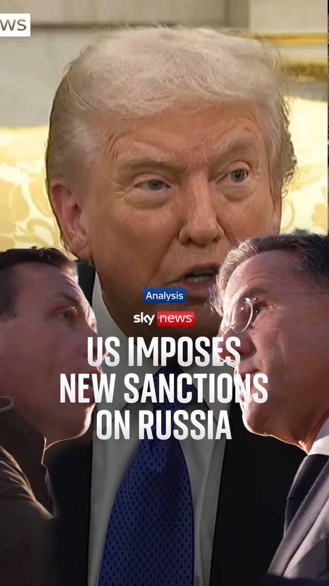 "I just felt it was time" - Donald Trump's reasoning when asked why he sanctioned Russia's two biggest oil companies. US correspondent Mark Stone reacts to a major shift in the US government's Russia policy. 🔗