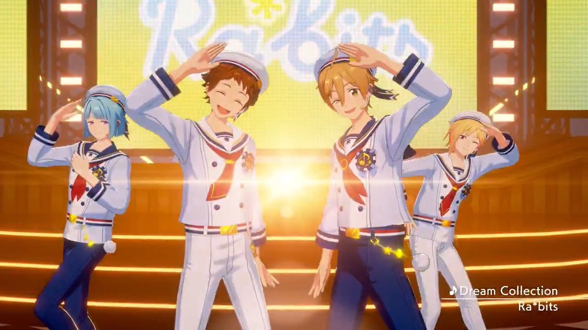 【お知らせ】 10月24日 15時に『Ra*bits』が歌う『Dream Collection』をライブ楽曲に追加予定✨ アプリでの登場に先行して『Dream Collection』のMVを公開します❗ MVはあんスタチャンネルでも公開していますので是非チェックしてみてください🎶 #あんスタ