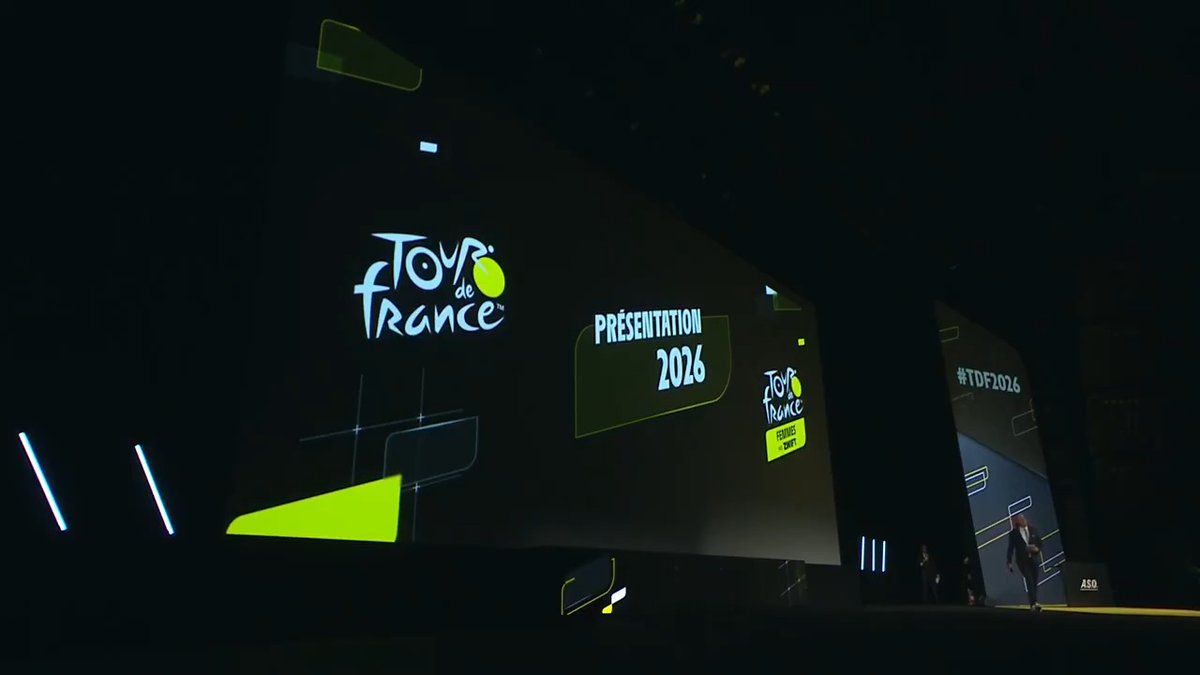🤩 It's time, the presentation of the #TDFF2026 and the #TDF2026 begins! 🤩 C'est l'heure, la présentation du #TDFF2026 et du #TDF2026 commence !