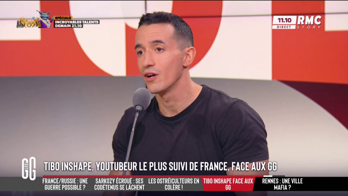 🎙️ Tibo InShape : "Je me verse 10.000 € par mois et le chiffre d'affaires c'est 3 millions d'€. Je vise les 10 millions. C'est ma mère qui paie les impôts pour moi... j'ai pas envie de regarder." #GGRMC