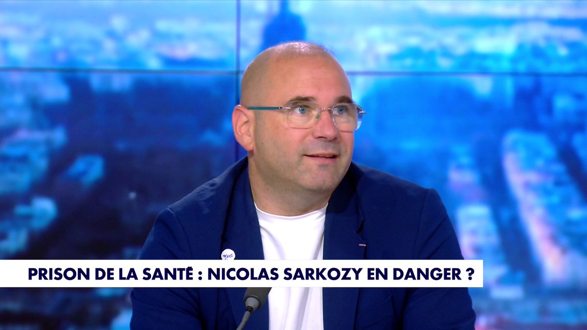 Axel Ronde estime que Nicolas Sarkozy est en danger en prison : «S'il était seul, il serait en danger. Les prisons françaises sont des passoires (...) On aurait dû le mettre dans une résidence surveillée», dans #MorandiniLive
