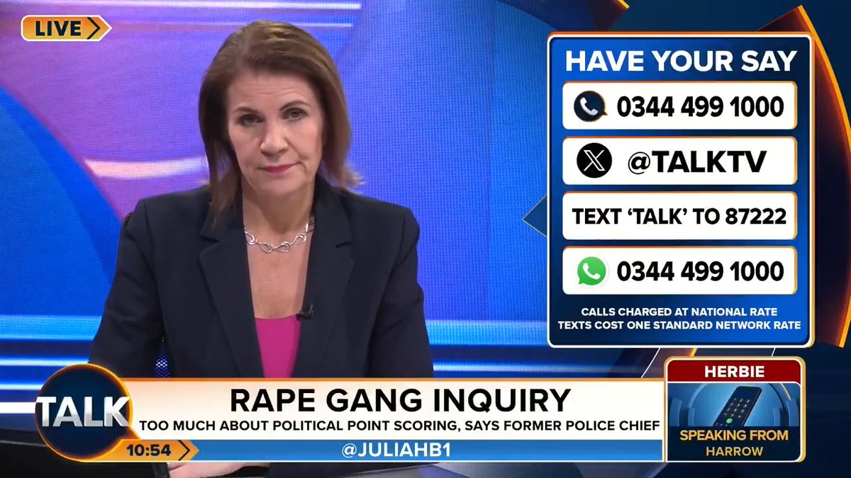 "This is an absolute scam and shame on this country." Caller Herbie in Harrow says the grooming gang inquiry needs to get underway and accuses the Government of "unacceptable delay tactics". Julia Hartley-Brewer