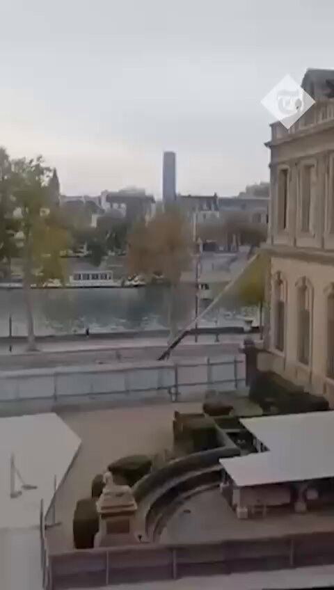 🇫🇷 LOUVRE ROBBERS CAUGHT ON CAMERA ESCAPING ON TRUCK-MOUNTED LIFT Newly released footage captures the audacity of the Louvre heist: 2 thieves descending from a 1st-floor balcony on a stolen truck-mounted lift, crown jewels in hand, like the world's most expensive construction workers. The crew carjacked the 90-foot lift 9 days earlier, painted it grey to hide logos, and cloned license plates. Security guards interrupted their attempt to torch the truck. The thieves are still at large, presumably planning their next Ocean's Eleven audition with $96 million in props. Source: The Telegraph