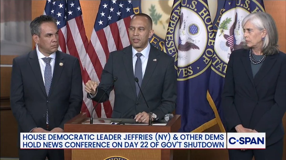 Rep. Hakeem Jeffries: "We're also fighting to clean up corruption in Washington DC, where we have an American president behaving like an organized crime boss."