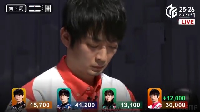 #Mリーグ 2025-26試合ダイジェスト📹 南3局、滝沢和典 選手の跳満ツモ! 前局跳満ツモを決めた滝沢選手 この局も高め三色のドラ1赤1の平和🀉🀌待ちリーチ! 安めながらも🀉一発ツモ! 3000・6000で小林選手をかわしてトップ目でオーラスへ! 👇動画タップで今すぐ無料視聴