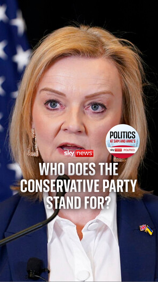 ๐ง Listen to former Prime Minister Liz Truss tell Sam Coates Sky and @AnneMcelvoy what the Tories really stand for - and the threat from Reform UK.
