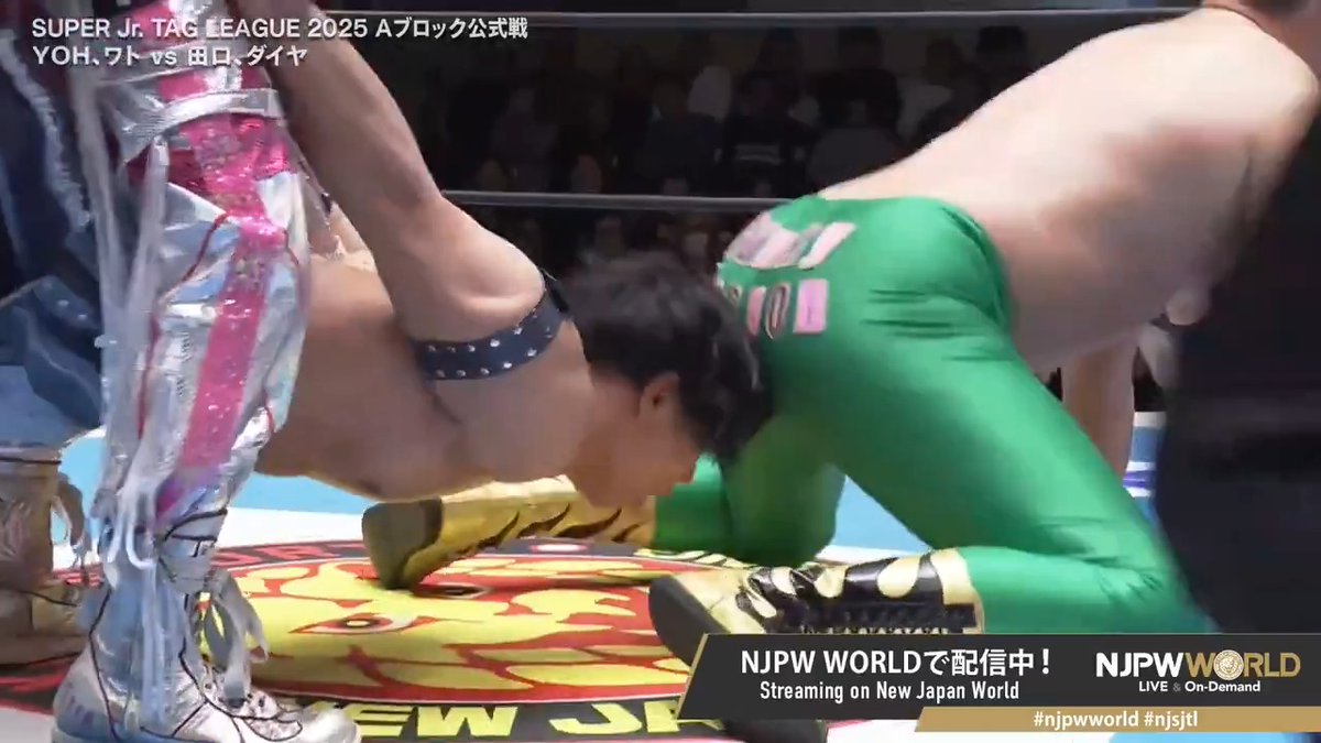 The one who rings that bell is 田口隆祐（いわぬまＰＲ大使）※8/1まで中分け🔔🍑 From the profile URL #NJPW #njpwworld #njsjtl