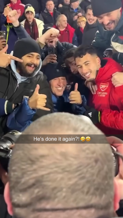 There’s one thing that happens every time Martinelli scores… 👀