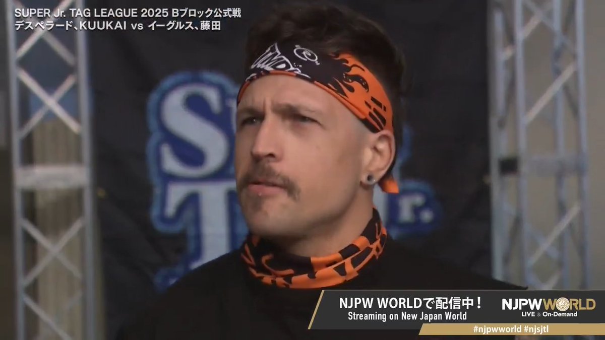 .Robbie Eagles "New style🧔‍♂️" From the profile URL #NJPW #njpwworld #njsjtl