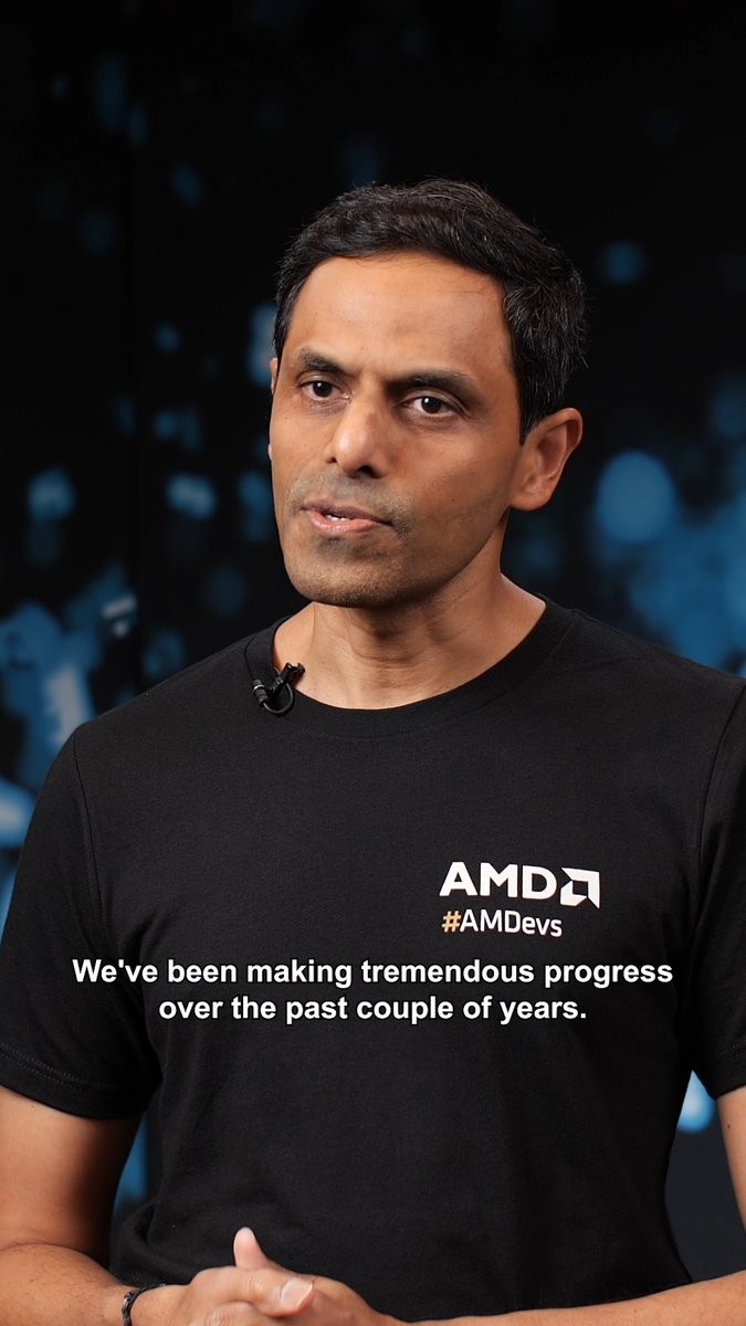AMD partners with the open-source community to accelerate innovation. Vamsi Boppana, SVP of AI at AMD, shares more about this journey and why we’re deeply grateful for the collaboration that makes this progress possible.