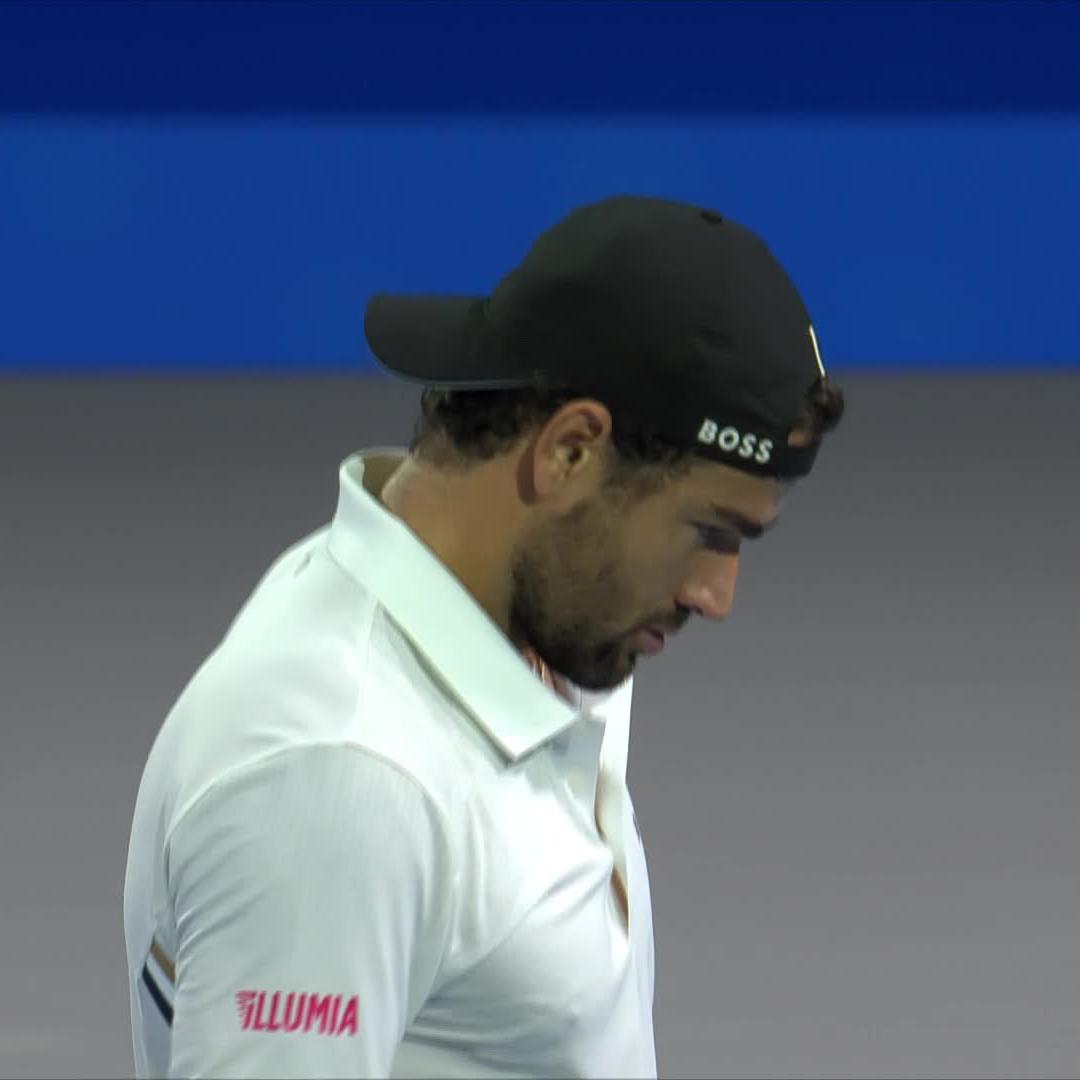 3 hours and 16 minutes 🫡 Matteo Berrettini fights past Norrie 7-6 6-7 6-4 in a marathon encounter to reach the quarterfinals in Vienna for the 4th time! #ErsteBankOpen