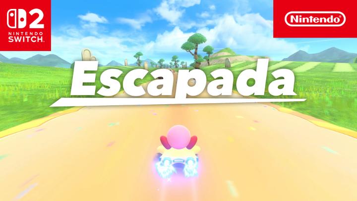 No te pierdas el vídeo de introducción de la escapada, un modo historia para un jugador que se acaba de anunciar para #KirbyAirRiders.
