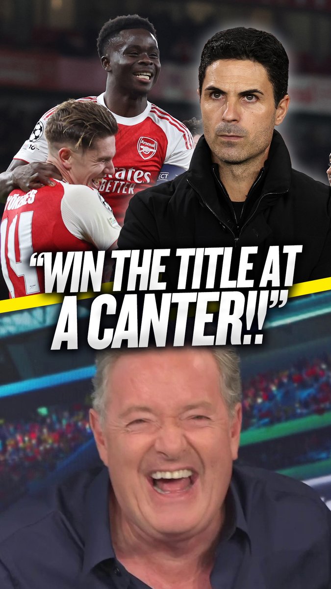 🙏 "This now the moment..." 🎂 "30th March, my birthday, is the day we win the league!" @PiersMorgan believes #AFC are going win the Premier League with EASE this season! 🏆