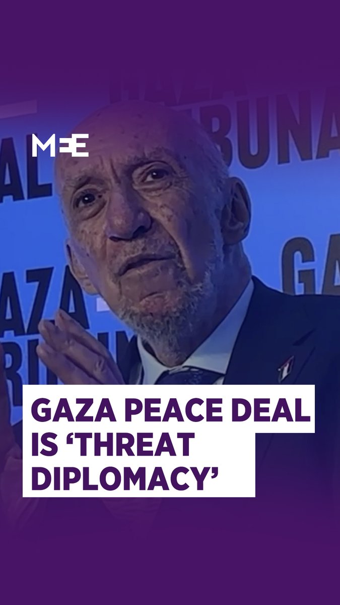 The Gaza Tribunal has started in Istanbul, with leading academics calling for Israel to be held accountable for the genocide in Gaza. International law expert and Tribunal President Richard Falk described the peace deal ushered in by US President Donald Trump as"threat diplomacy"