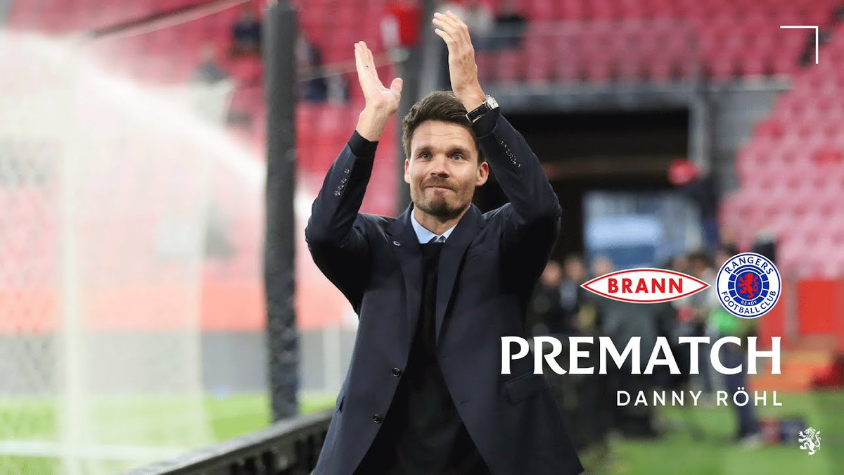 🎙️ Danny Röhl spoke to RangersTV before today’s match against SK Brann.