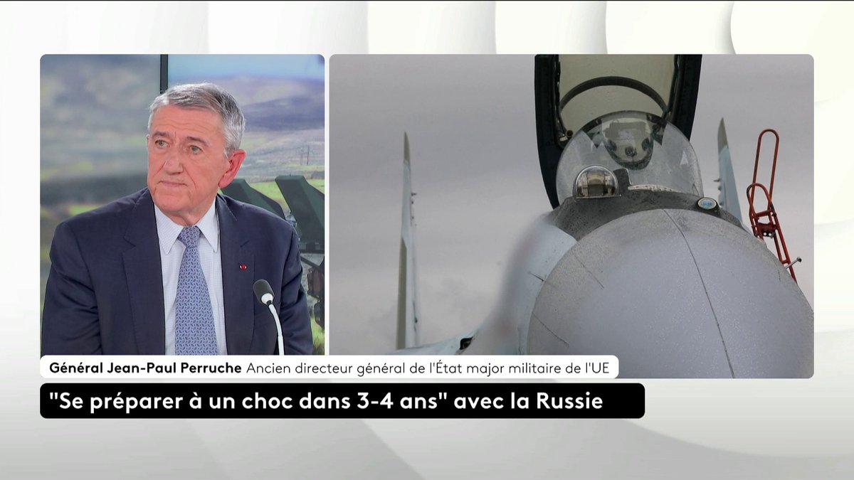 🗣️ "La puissance russe est fondée essentiellement sur le militaire", estime le Général Jean-Paul Perruche, ancien directeur général de l'État major militaire de l'UE, alors que la Russie est considérée comme une menace pour la France. Gilles Bornstein #ToutEstPolitique #Canal16