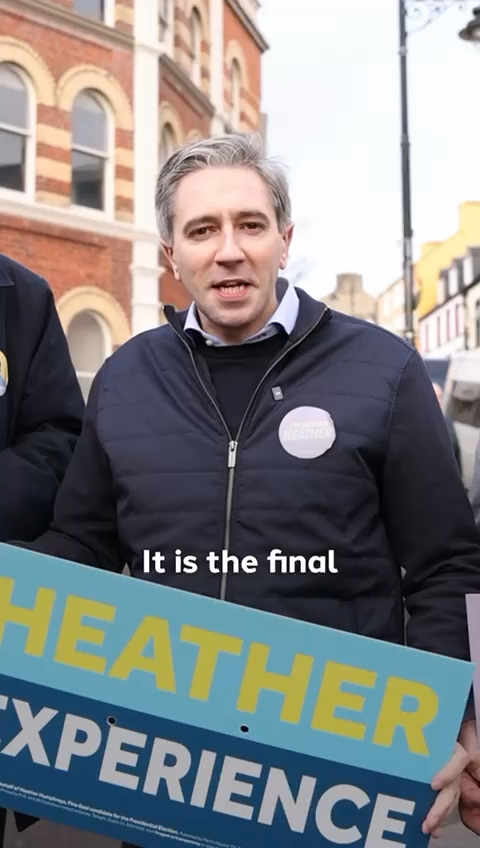 Tomorrow the polls will open and Ireland will choose its next President. Tomorrow, Vote No.1 Heather Humphreys