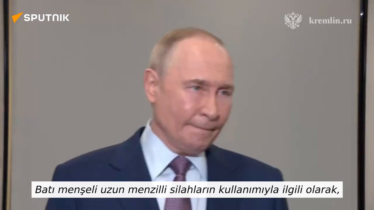 Rusya Devlet Başkanı Putin: Eğer Tomahawk'lar ile Rusya topraklarına saldırılar yapılırsa, verilecek yanıt çok güçlü olacak. Hatta şaşkına çevirici bile denebilir. Bunu bir düşünsünler