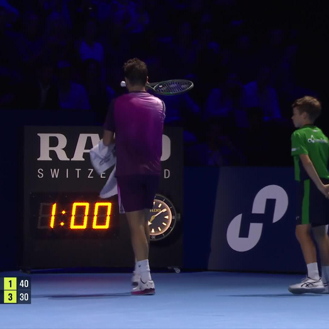 "You just NEVER EVER get tired of watching that shot" 🔊 Stanislas Wawrinka showing us why he is a three time Grand Slam Champion 🔥 #SwissIndoorsBasel