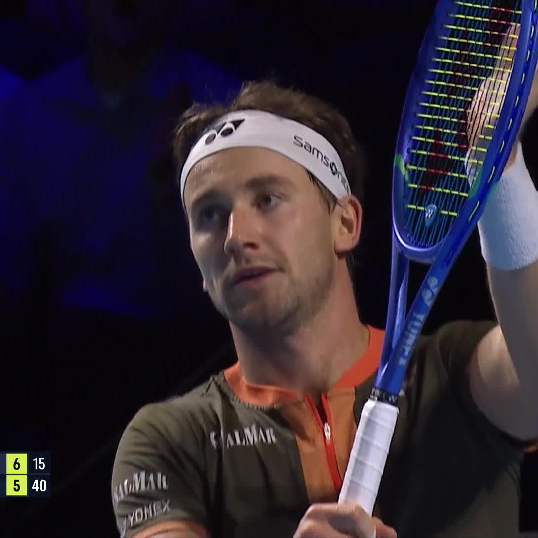 Sublime from Stan 💪 Classy from Casper 😀 #SwissIndoorsBasel
