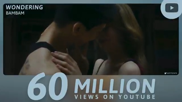 "WONDERING" music video has now surpassed 60 million views on YouTube. BamBam - WONDERING — BamBam #BamBam #แบมแบม #뱀뱀 GOT7 GOT7 (갓세븐) #GOT7 #갓세븐 #BamBam_WONDERING