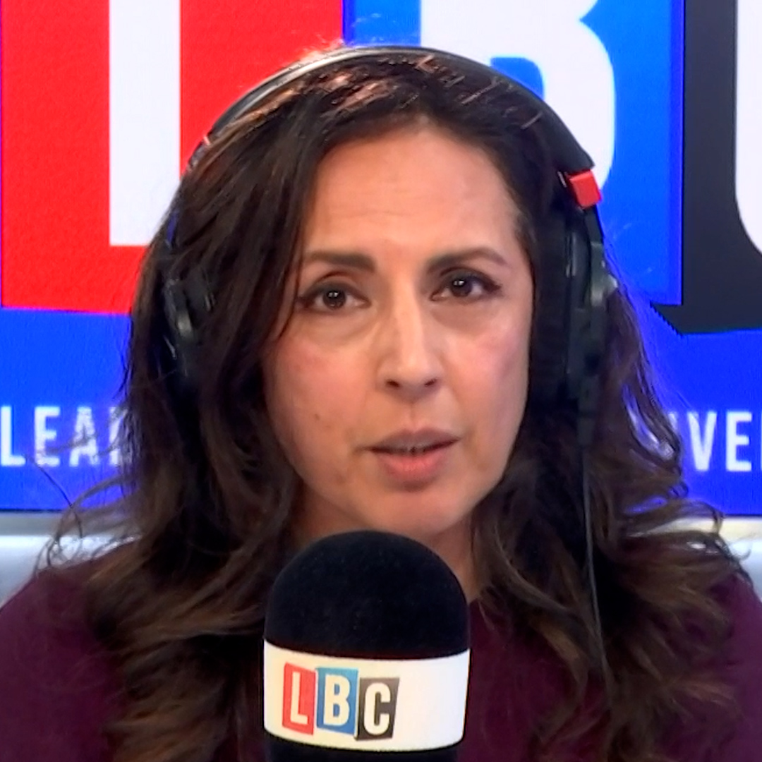 'I have never, in 25 years of doing this, heard something like that.' Aasmah Mir reacts to Nigel Farage calling a high-profile journalist 'love' when pressed on his Russia stance.