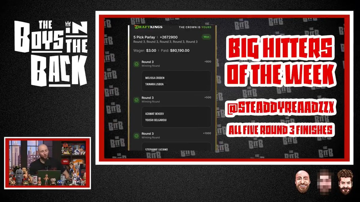 Bet $3 to win $80K 🤯🤑 @ConnerBurks and Eric Jackman talk about the Big Hitter of the Week. #BITB