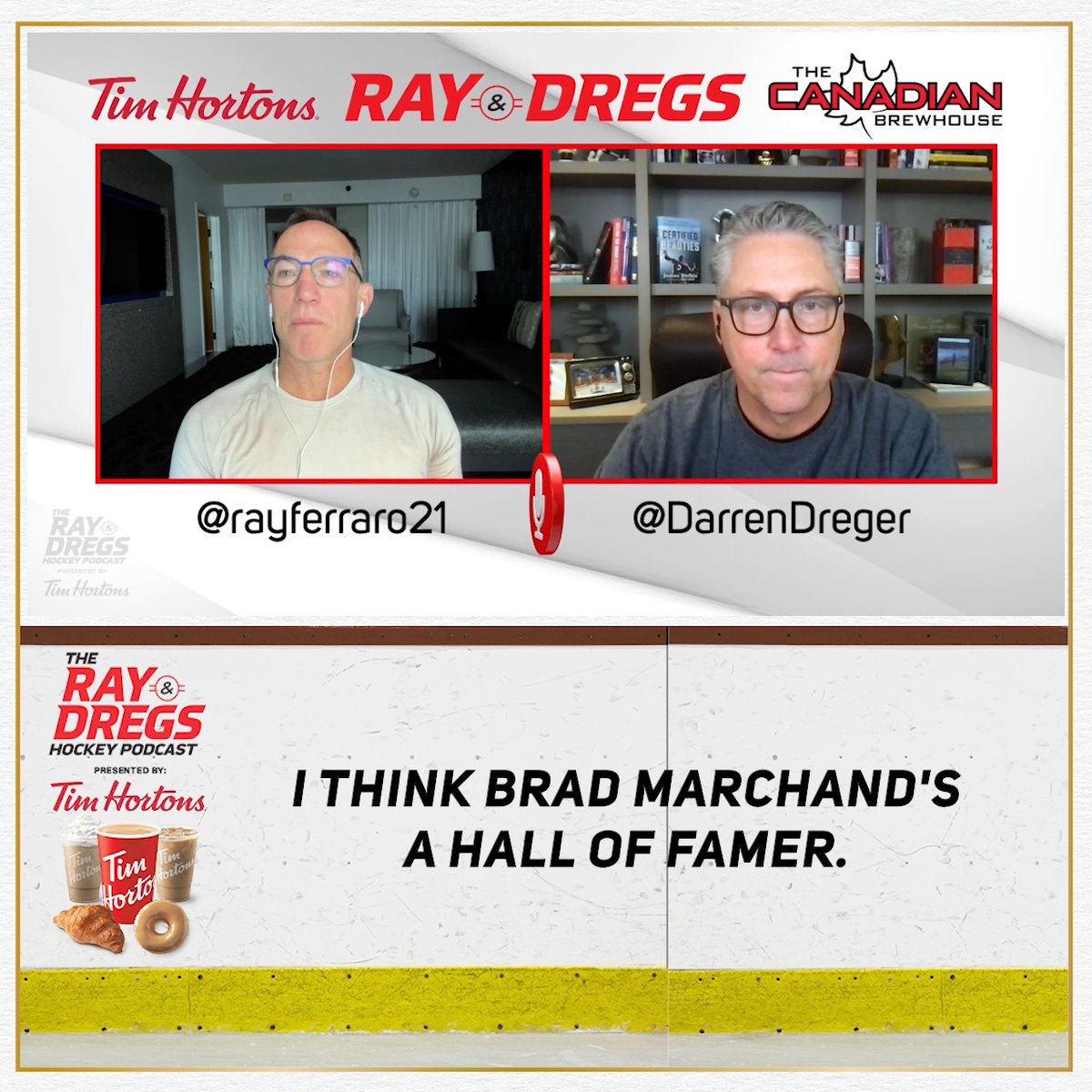 🚨Hall of Fame Debate🚨 Tavares or Marchand... who ya got? How much do Cups matter? Ray Ferraro Darren Dreger weigh in during The Canadian Brewhouse Headlines! Full pod courtesy Tim Hortons On all platforms here: