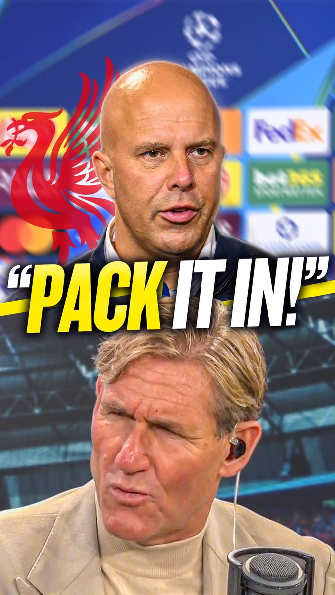 😡"Pack it in!" 🫵"That's on you!" Simon Jordan fires back at Arne Slot's press conference comments after Liverpool's Champions League victory.