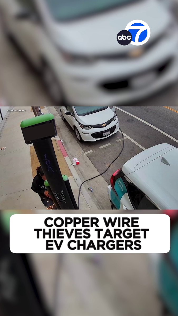 Thieves are targeting electric vehicle charging stations for copper wire -- cutting cords and even breaking into chargers using hacksaws. It's a costly fix to repair the vandalized stations. Now, there are new efforts underway to prevent copper wire theft.