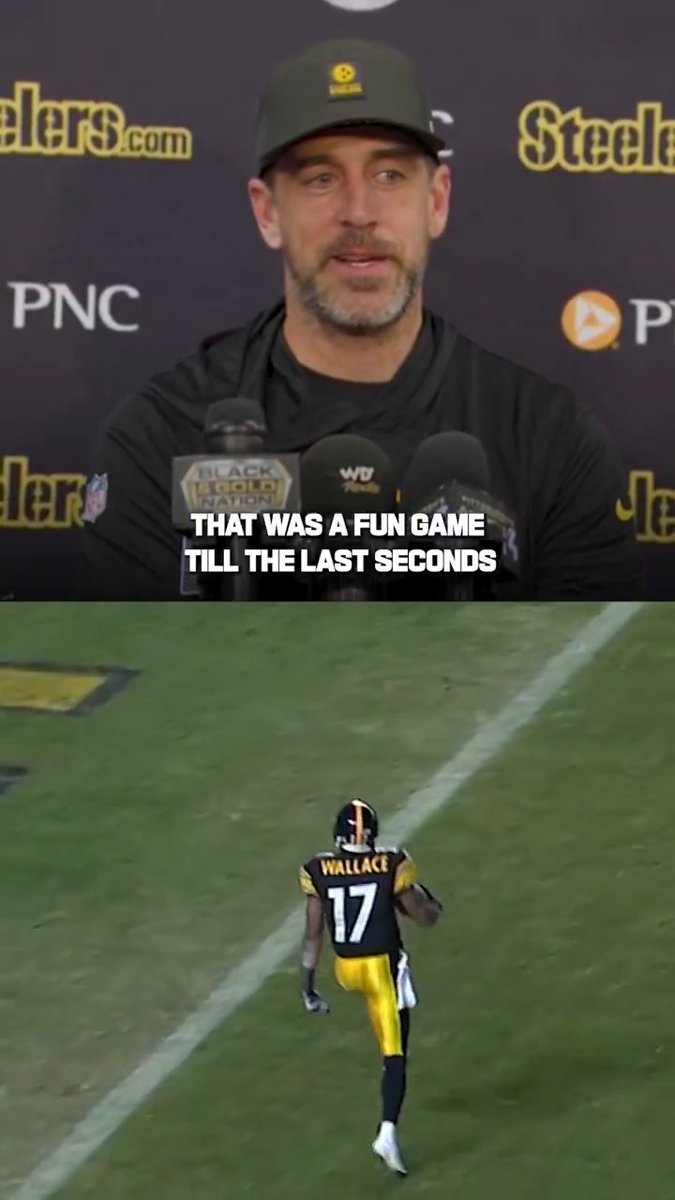 Aaron Rodgers had all the details down from this 2009 Packers-Steelers game 😮 @aaronrodgers12 | Pittsburgh Steelers GBvsPIT– Sunday 8:20pm ET on NBC Stream on NFL+ + Peacock