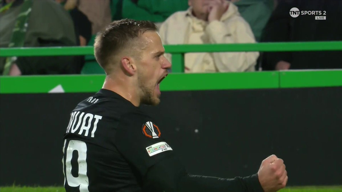 Tomi Horvat with an absolute SCREAMER against Celtic 🚀 📺 TNT Sports &amp; discovery+ UK