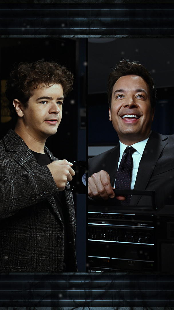 Gaten Matarazzo + Jimmy Fallon + Never Ending Story