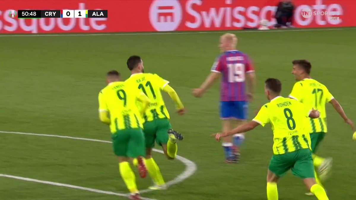 Sloppy play at the back from Crystal Palace and Larnaca take a 1-0 lead 🫣 📺 TNT Sports &amp; discovery+ UK