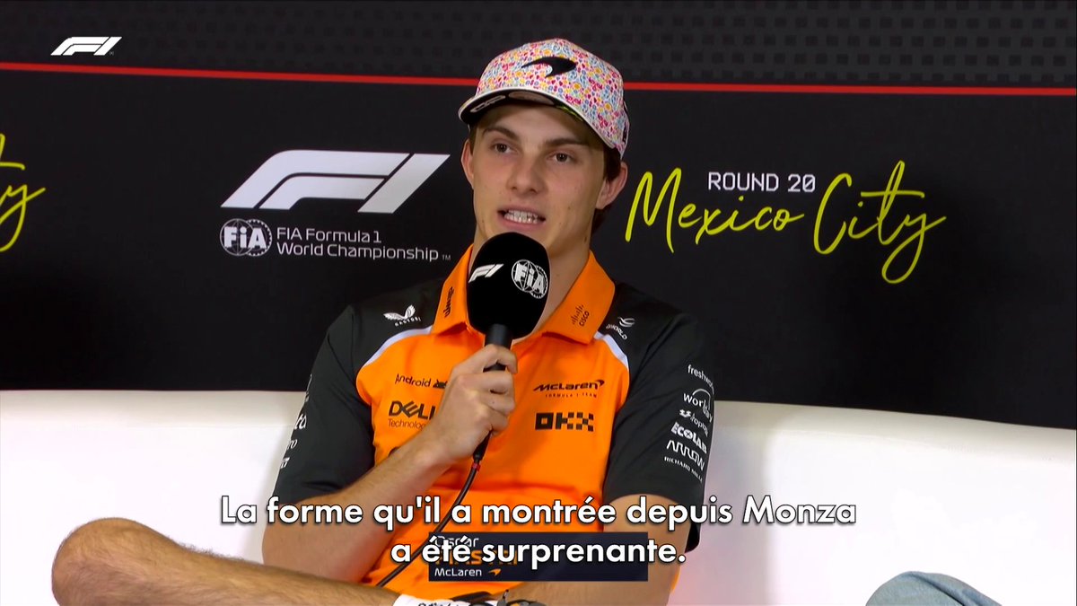 Max Verstappen omniprésent dans la course au titre : une surprise pour Oscar Piastri ? 🎙️👀 #MexicoGP #F1