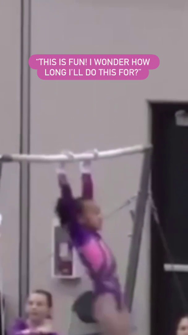 From a girl who loves gymnastics to a world all-around silver medalist. 🩷 🎥 Leanne Wong