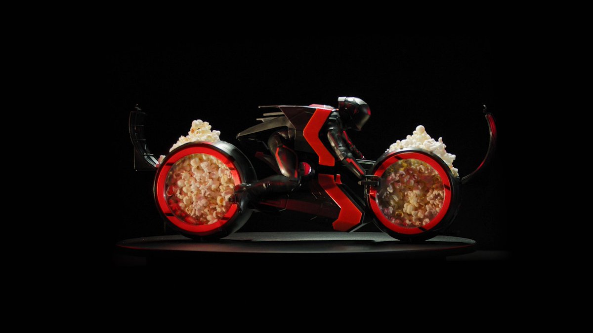 🚨NOW AVAILABLE IN THEATRES🚨 Our #Tron: Ares lightcycle popcorn bucket