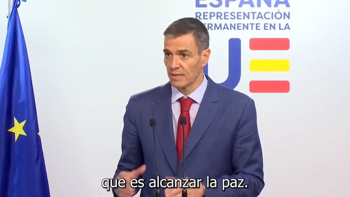 Hoy tenemos un horizonte de esperanza en Oriente Próximo. Una oportunidad para alcanzar la paz. El último fin debe ser la coexistencia de dos Estados, Israel y Palestina, que puedan vivir en paz y seguridad.