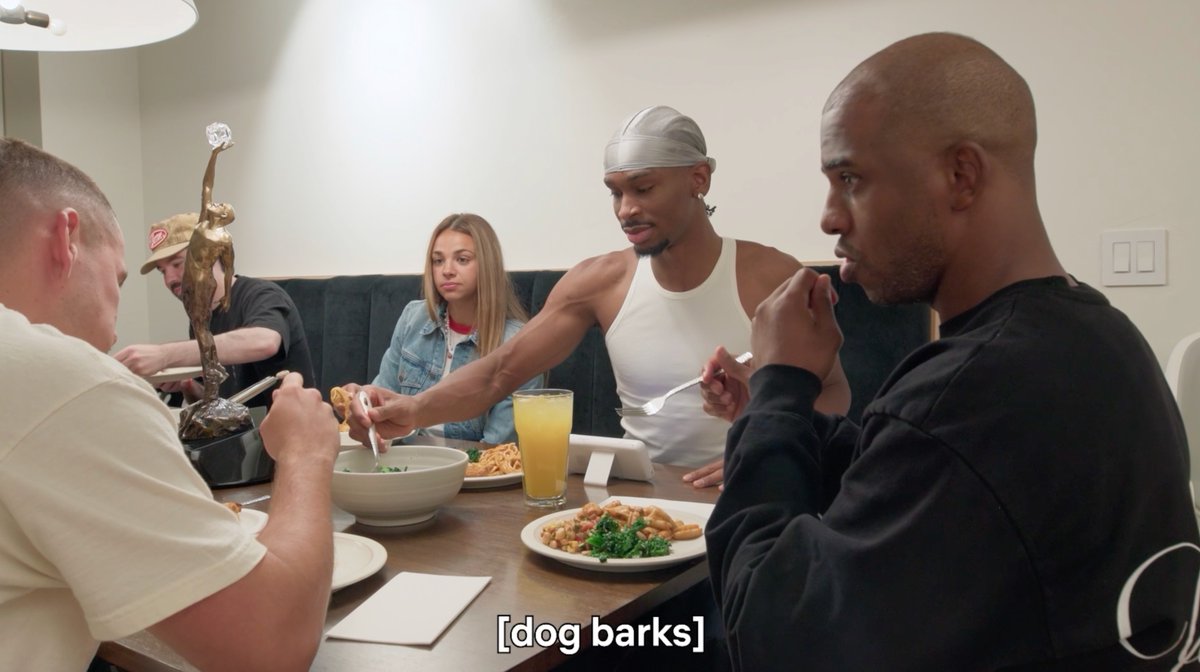 So cool to see Chris Paul having dinner with SGA and his family with his MVP trophy on the table 🥹 SGA has described Chris Paul as a big brother, mentor, and friend in the past ❤️ Starting 5 Season 2 is now playing.