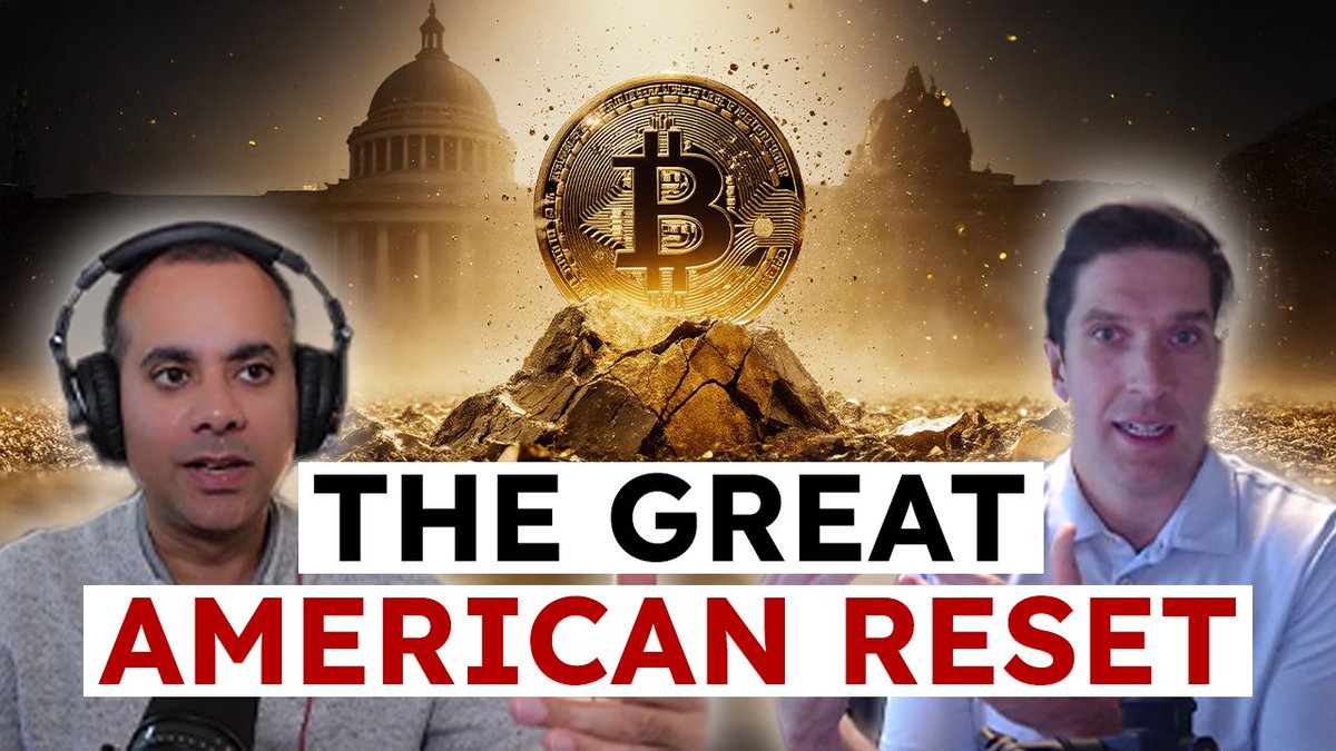 🚨NEW VIDEO🚨 THE GREAT AMERICAN RESET: Credit, Industry, and Bitcoin’s Role in What Comes Next Nik & Matt Dines break down America’s next economic cycle, showing how credit creation, reindustrialization, and liquidity are reshaping markets and fueling Bitcoin’s rise.