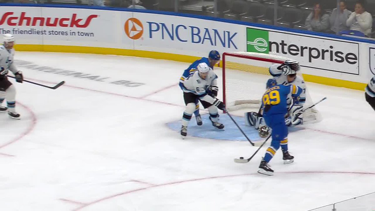 Pavel Buchnevich scores in his 600th NHL game. #stlblues