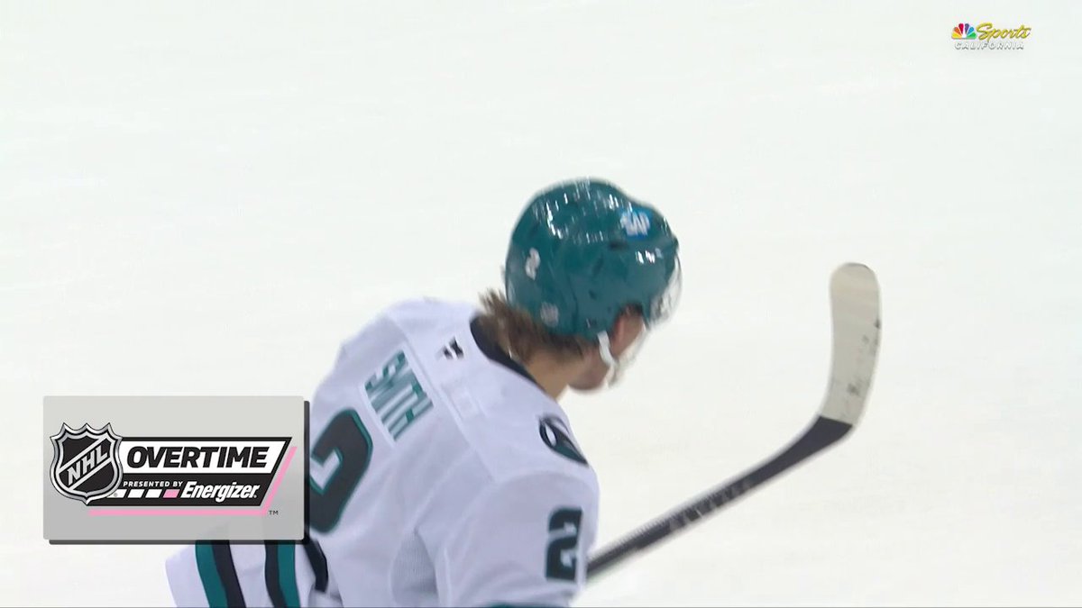 WILL SMITH 🔥 He gives the San Jose Sharks their first win of the season in Energizer OT!