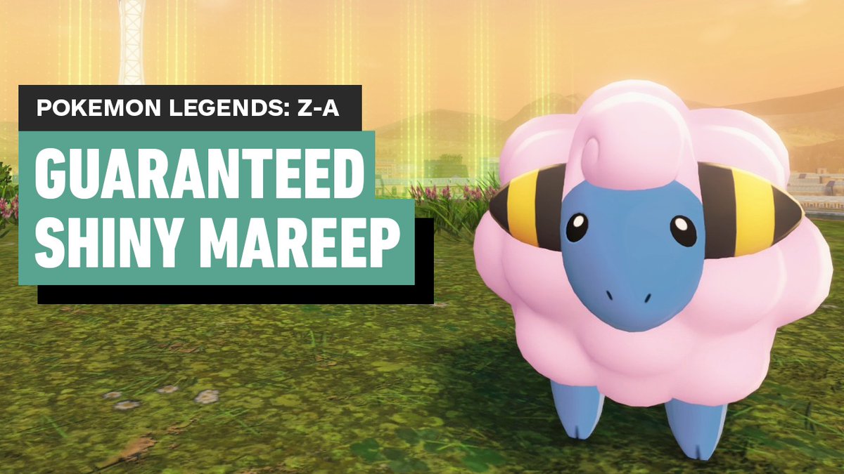Here's how to get a guaranteed shiny Mareep in Pokémon Legends: Z-A!