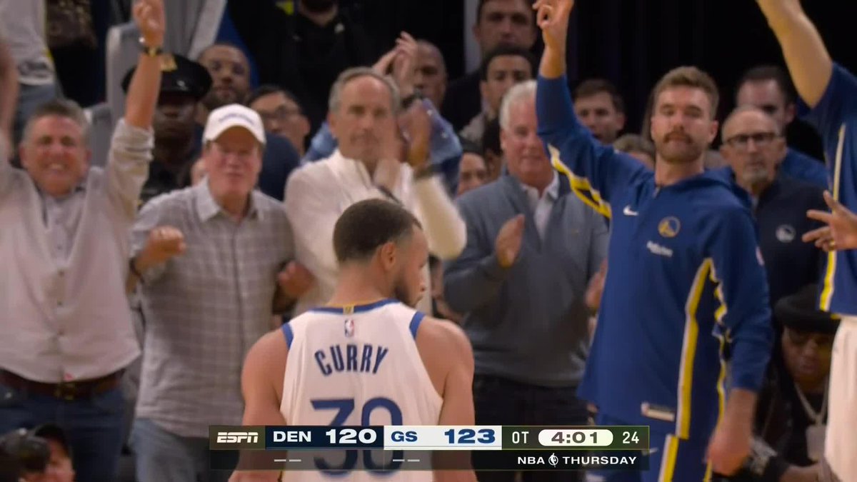 VA A SALIR EN TODOS LOS LIBROS DE HISTORIA 🐐 Stephen Curry y la enésima demostración de cómo aparecer en el momento clave para ganar un partido él solito 🪄 #NBAxDAZN 🏀🇺🇸