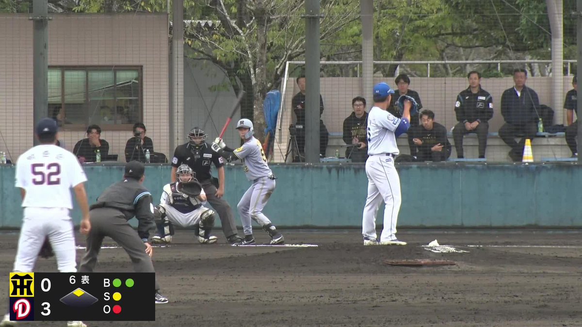 打撃開眼の兆し あわや柵越えの鋭い一打 山田脩也がタイムリーヒット ⚾ #みやざきフェニックス・リーグ 📅2025/10/24 🆚阪神×斗山 📱Live on DAZN #オレをみろ #イージースポーツ #阪神タイガース #だったらDAZN