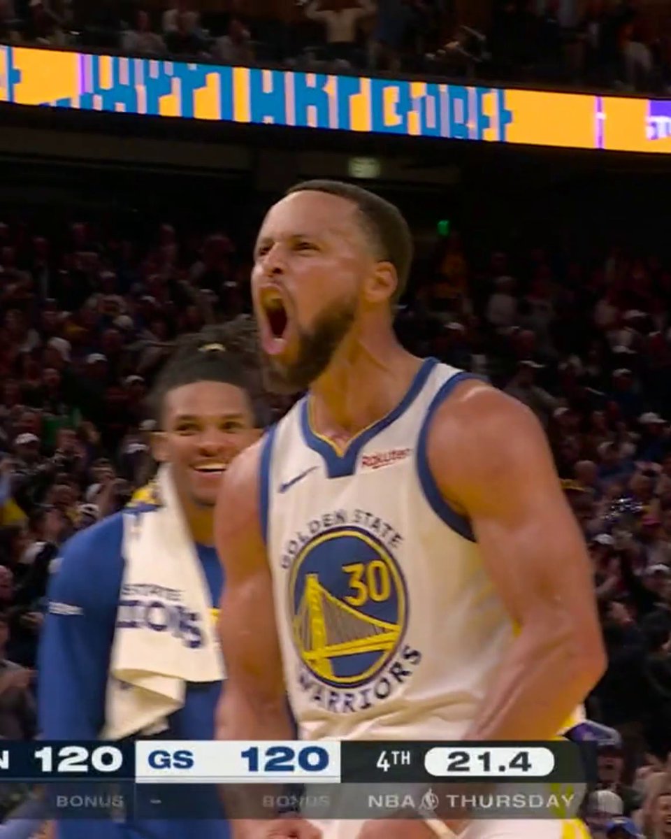 Still can't get over Steph's three to force OT 🔥