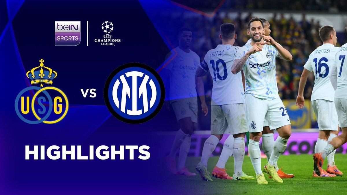 Inter Milan lanjutkan performa topnya di UCL dengan libas Union Saint-Gilloise 4-0 ⚫🔵 Denzel Dumfries, Lautaro Martinez, Hakan Calhanoglu, dan Pio Esposito masuk papan skor di Lotto Park! #beINUCL