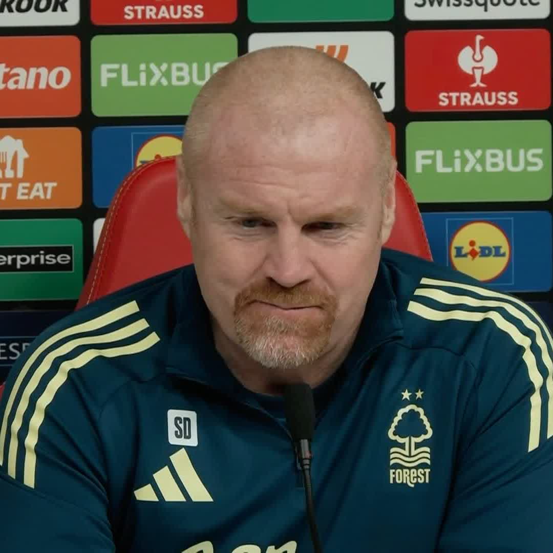 "I've waited a long time for that moment" 🤩 Sean Dyche reflects on a dream start to life as Nottingham Forest manager after his side defeated Porto 2-0 in the Europa League 🌳