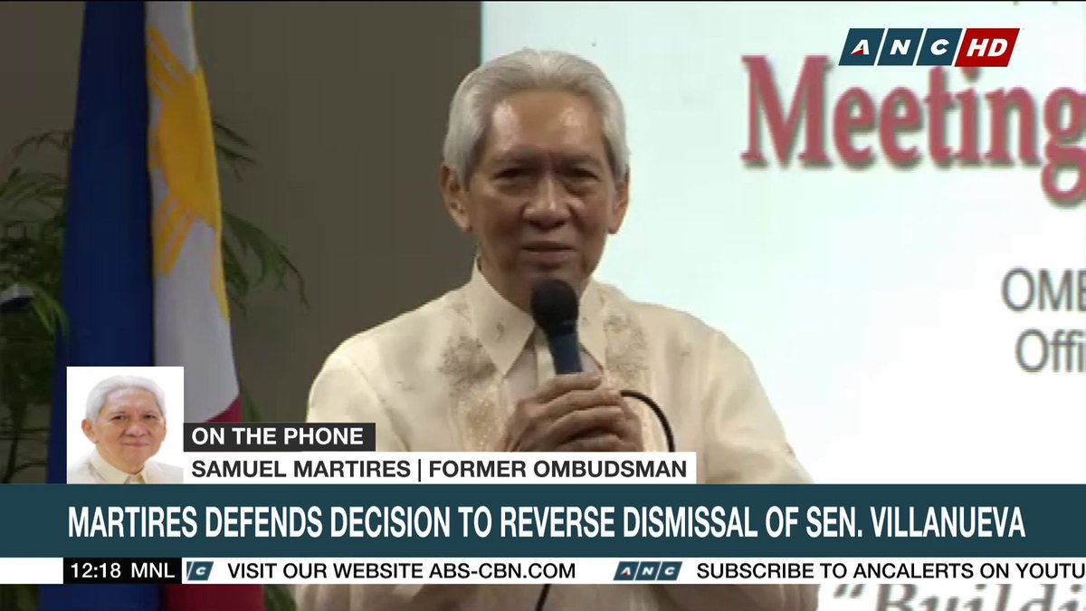 Ex-Ombudsman Samuel Martires denied allegations that he protects guilty officials, saying he aims to protect both the complainant and the respondent. He said he refrains from discussing cases publicly to safeguard their future. #DatelinePhilippines