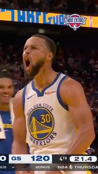 😱 Steph Curry n'est pas de ce monde, c'est certain ! #NBA #NBAextra